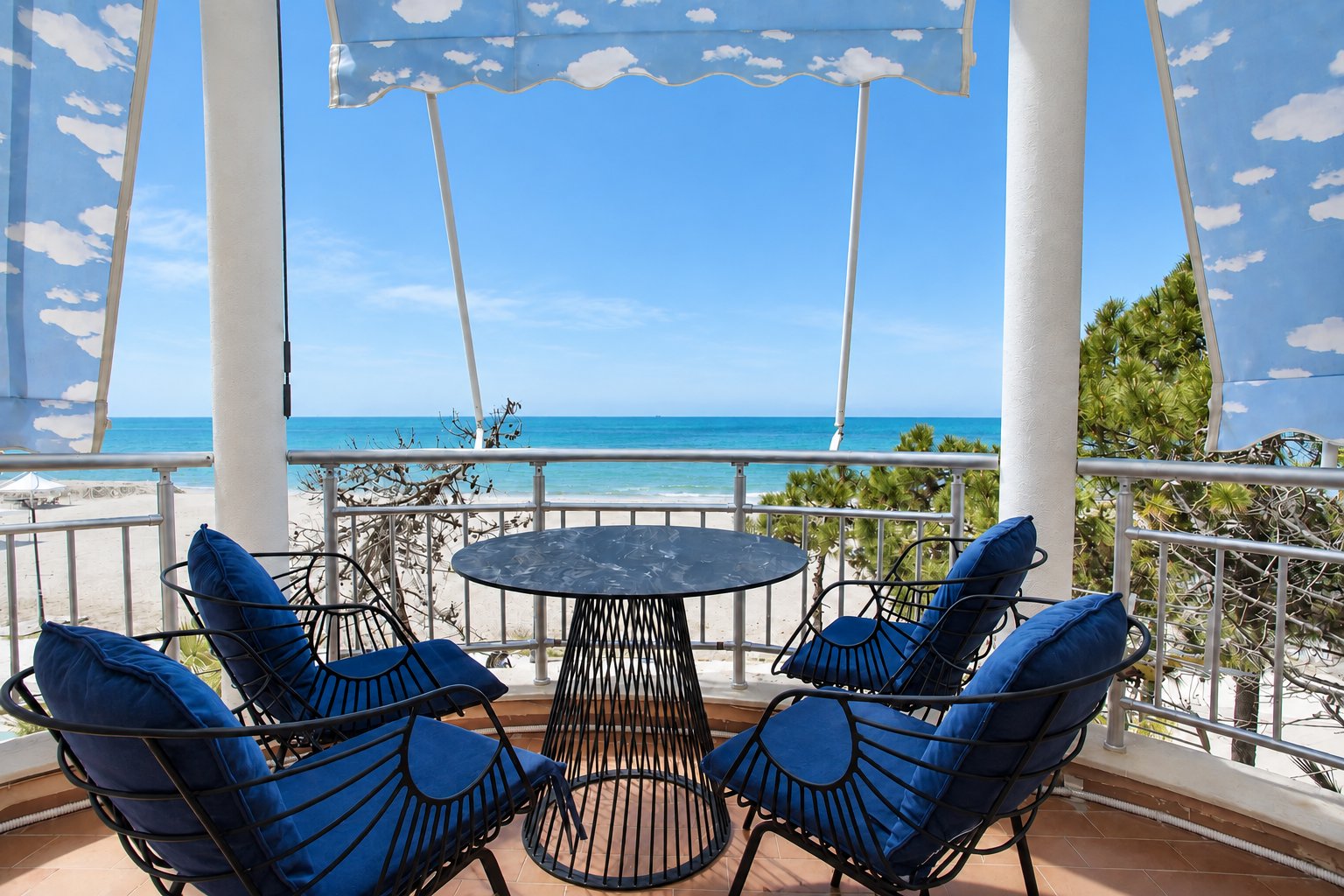 2-bedroom beachfront apartment in Golem, Durres