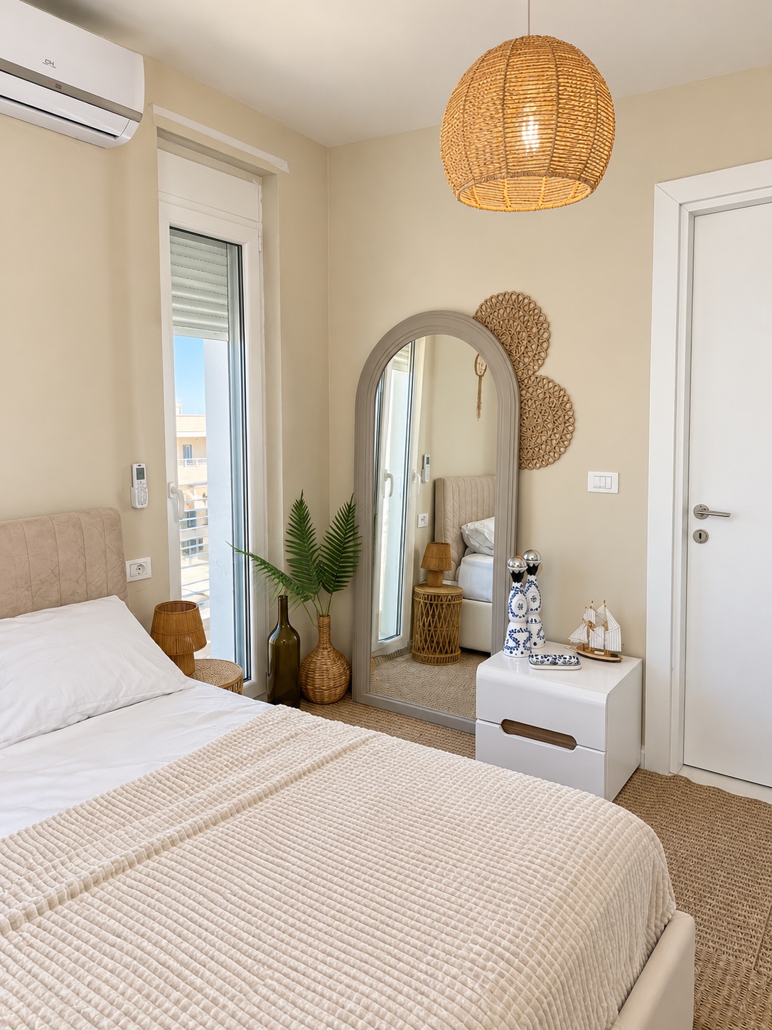 1-bedroom seafront mini-penthouse with veranda, Dhermi