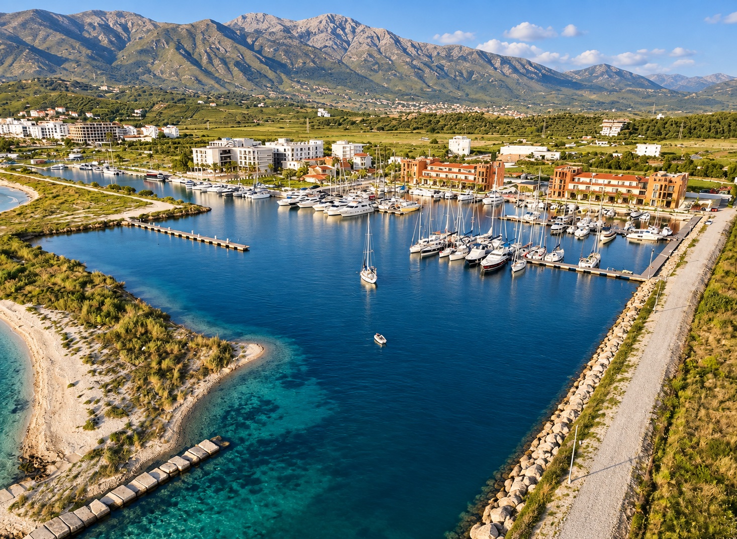24-unit hotel at Marina Orikum, Orikum